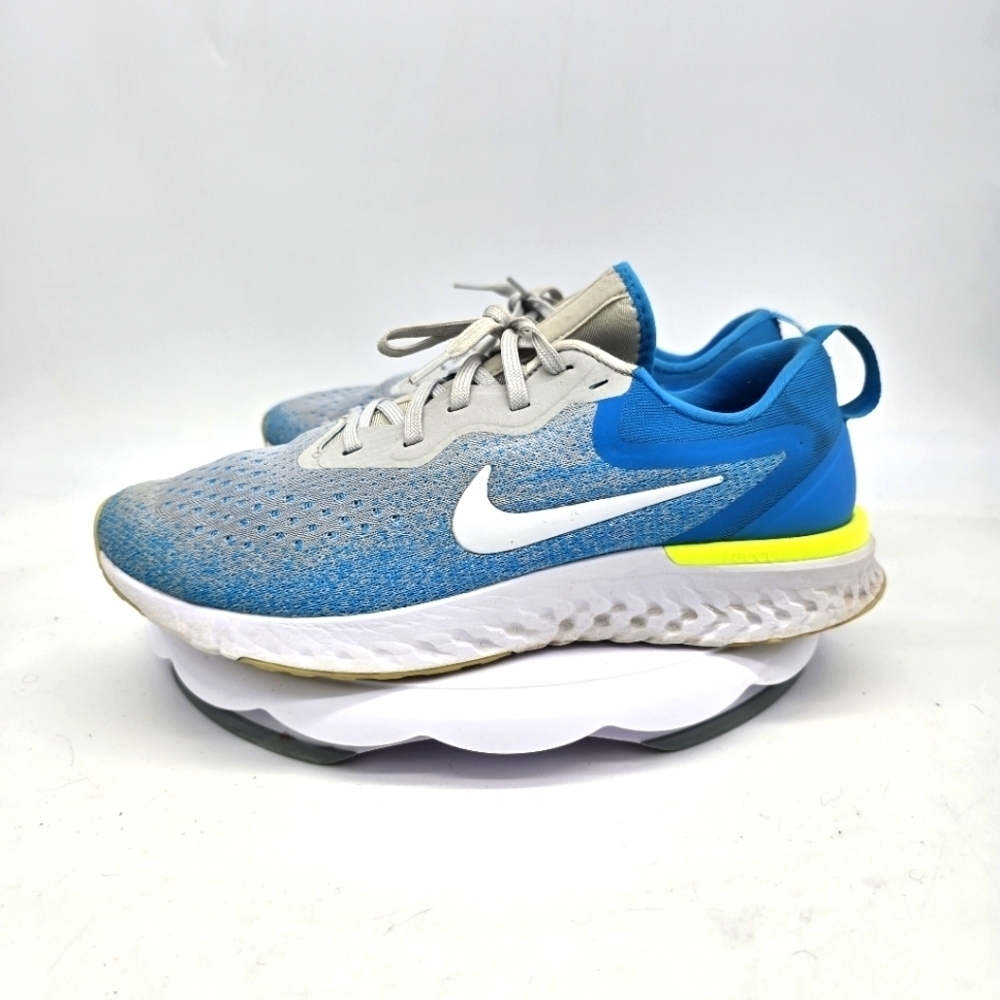 Nike Shoe Women 10.5 Odyssey React Sneakers Blue Grey AO9820 005